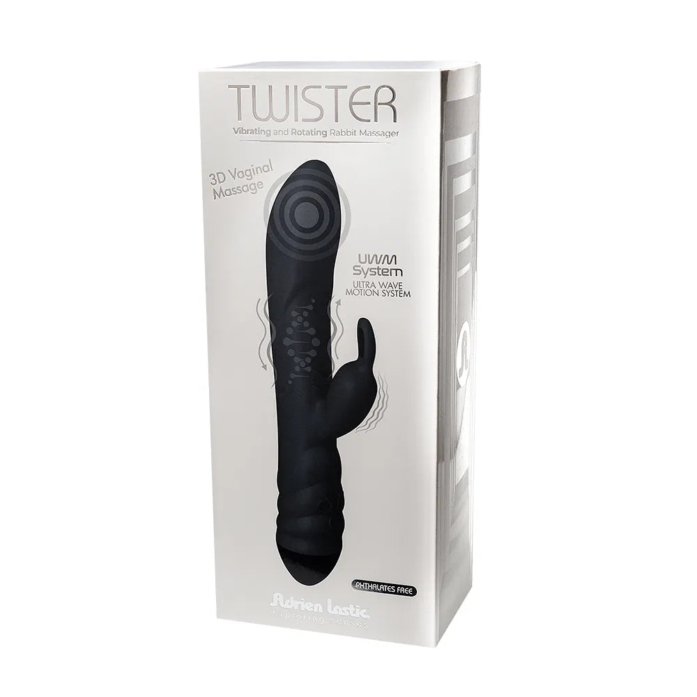 ADRIEN LASTIC TWISTER BLACK - Take A Peek