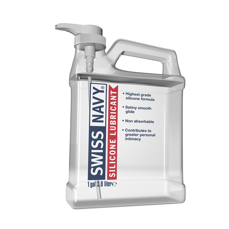 Swiss Navy Silicone Lubricant 1gal/3.8L - Take A Peek