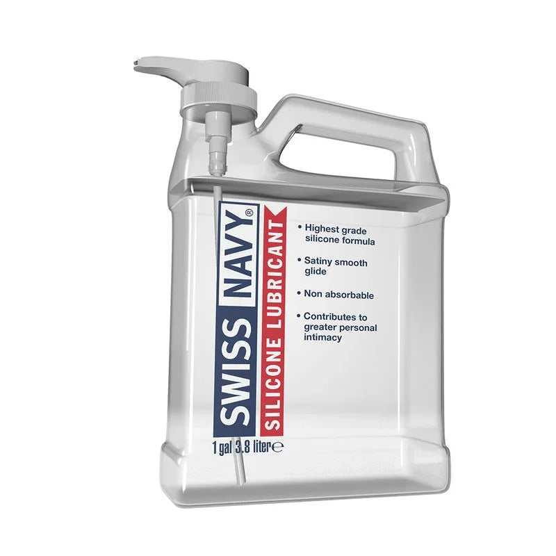Swiss Navy Silicone Lubricant 1gal/3.8L - Take A Peek