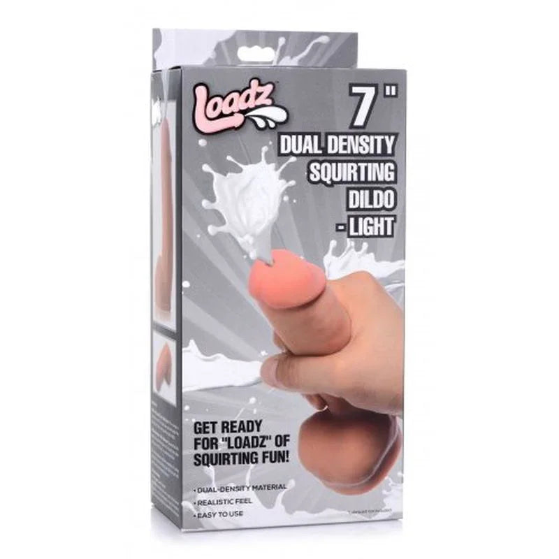 7in Dual Density Squirting Dildo w Balls Reservoir - Take A Peek