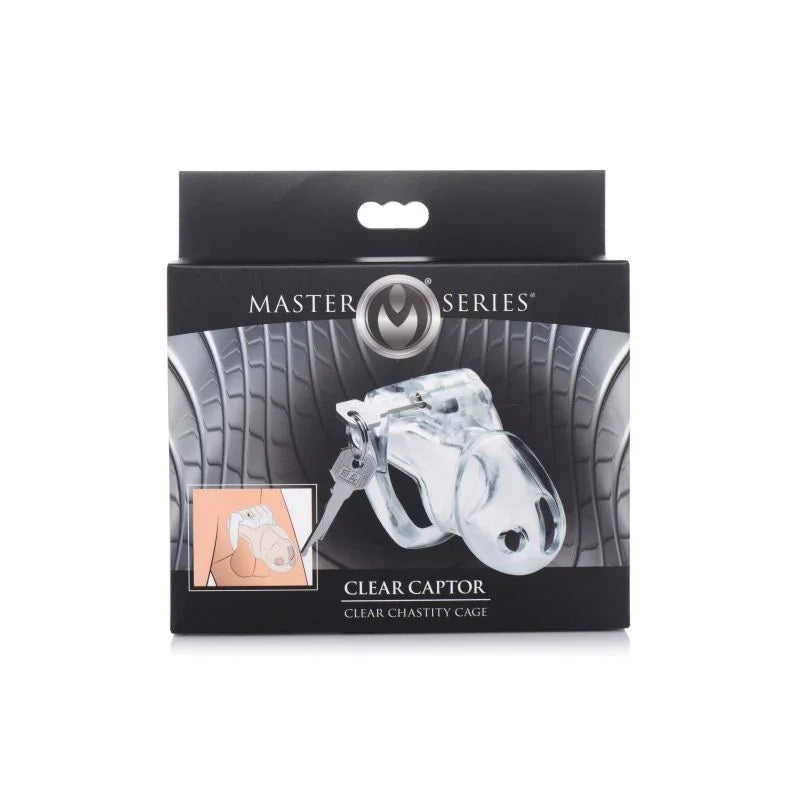 Clear Captor Chastity Cage Small