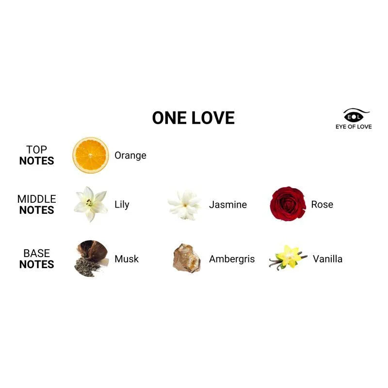 Pheromone Body Spray One Love Attract Him 50ml - Take A Peek