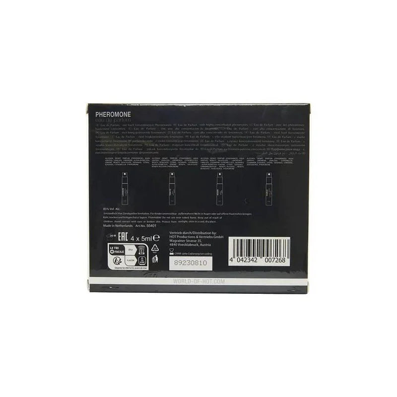 HOT Pheromone Perfume Box Men - 4 x 5ml