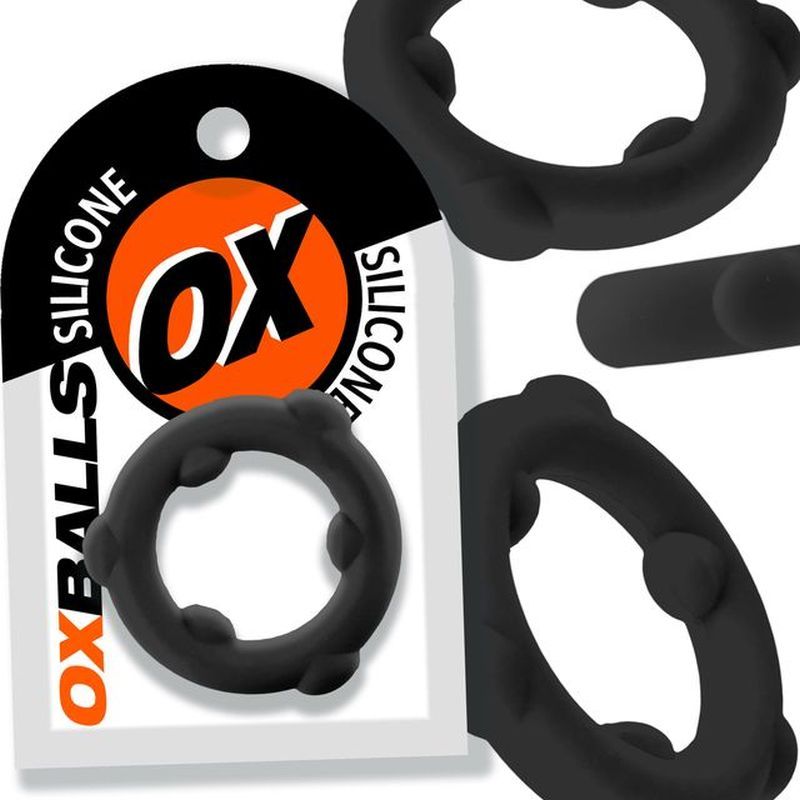 Spinner Silicone Ring Black