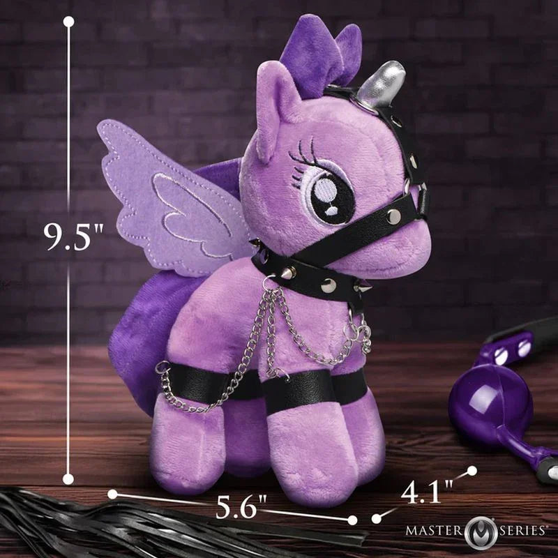 Raven Plum Bondage Pony - Take A Peek