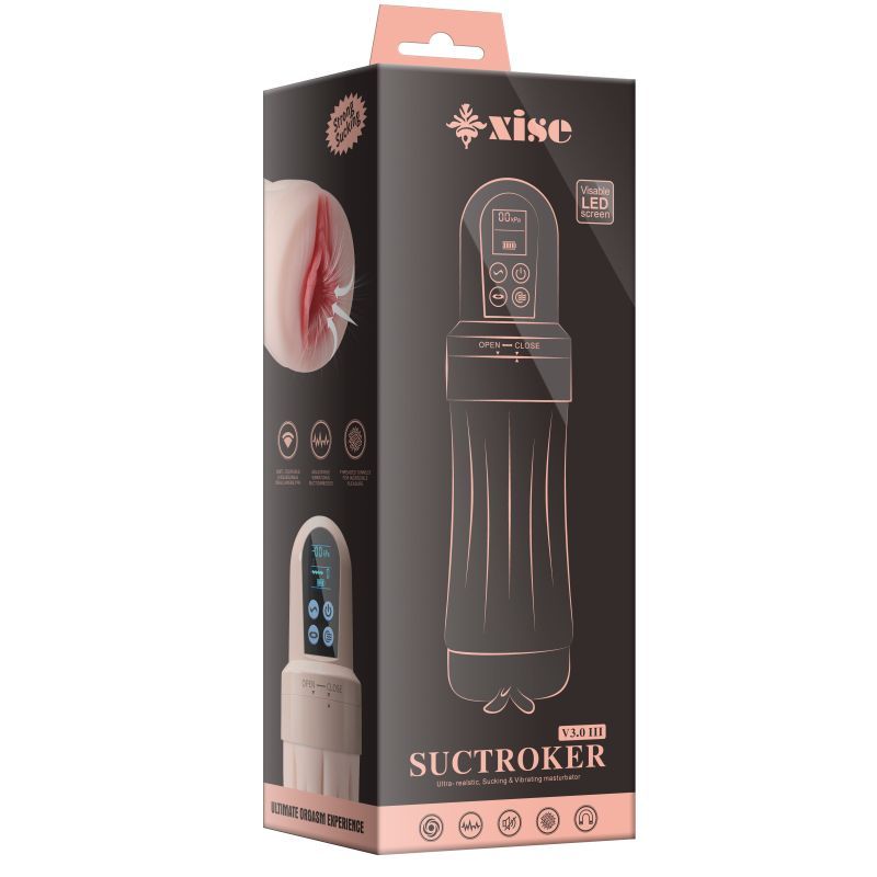Suctroker Dual Density Vibrating Sucking Vaginal Masturbator V2 - Take A Peek