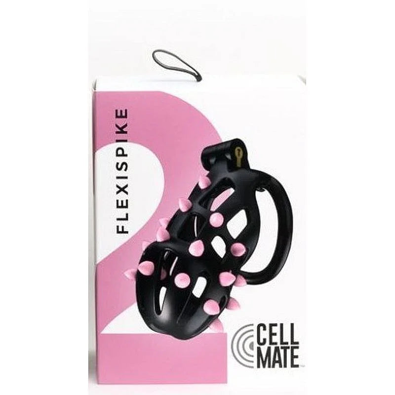 FlexiSpike Size 2 Spiked Cock Cage - Take A Peek