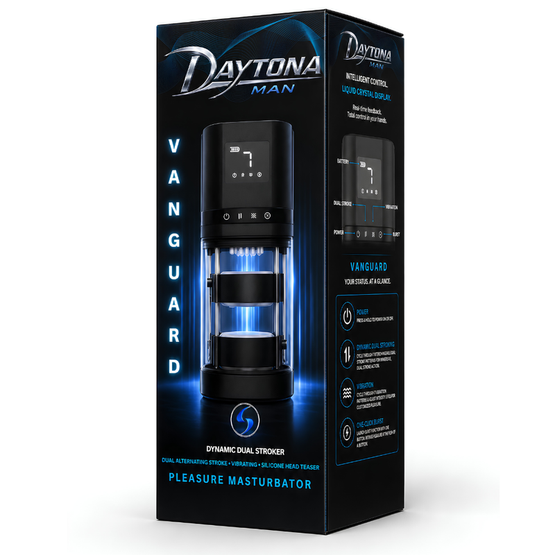VanGuard LCD Auto Thrusting and Vibrating Masturbator