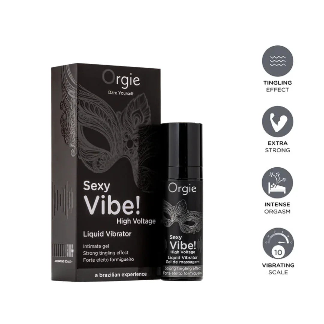 Orgie Sexy Vibe! High Voltage Liquid Vibrator 15 ml - Take A Peek