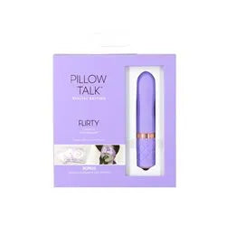 Pillow Talk FLIRTY Luxurious Mini Massager Purple - Special Edition - Take A Peek