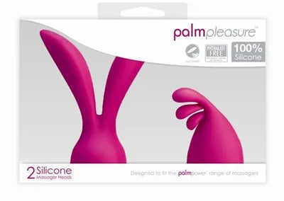 Palm Power Accessory - Palm Pleasure 2 Silicone Head Attachments - Take A Peek