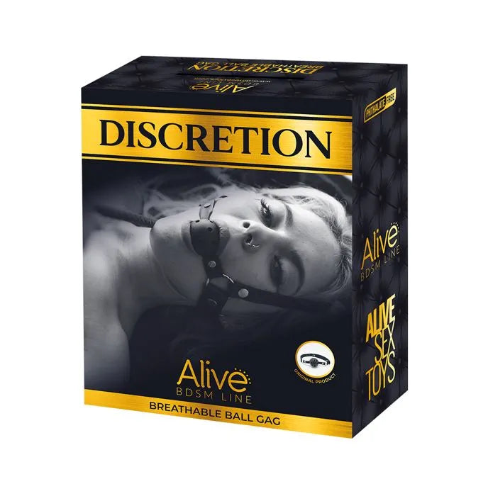 ALIVE DISCRETION BLACK BALL GAG - Take A Peek