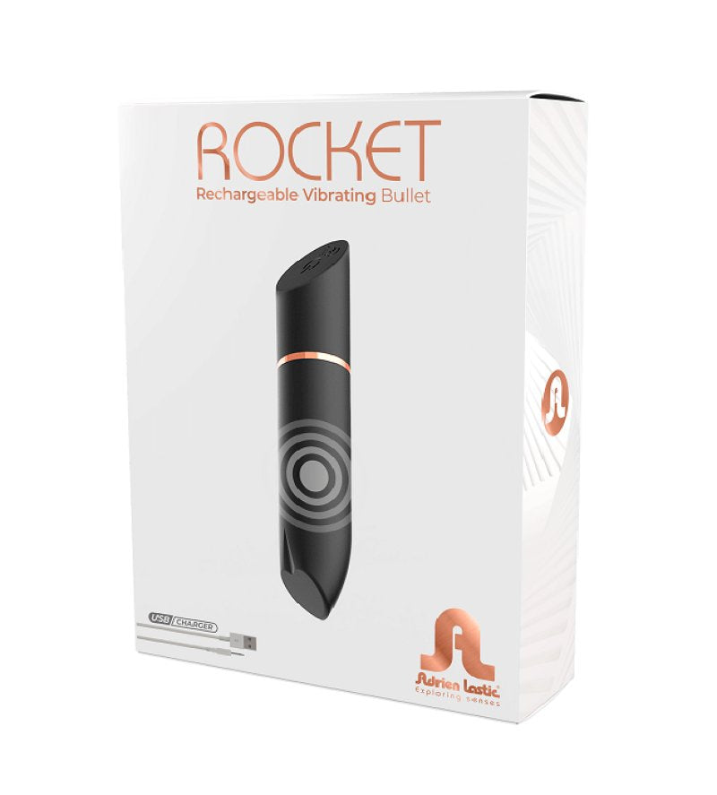 Adrien Lastic Rocket Black Rechargeable Bullet-33705