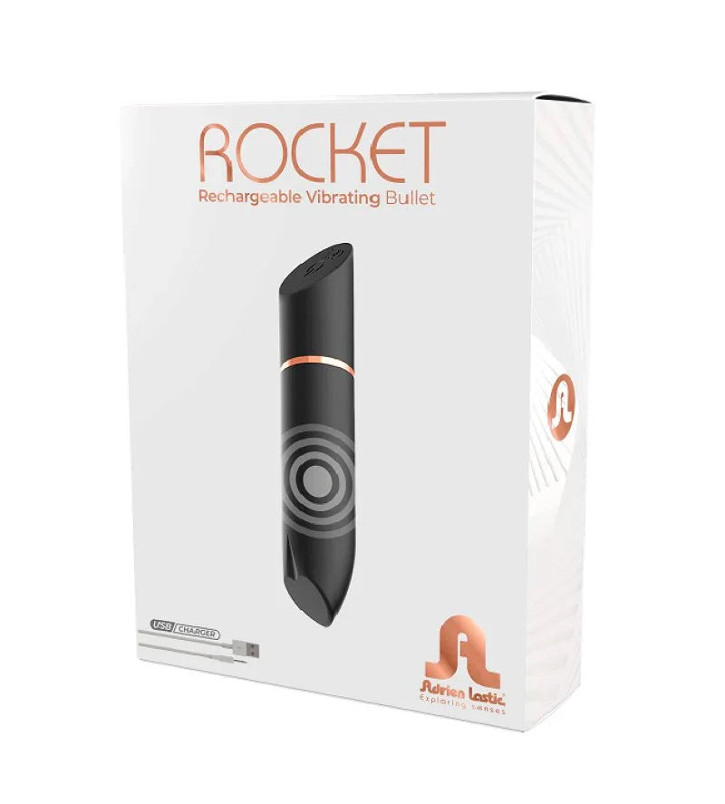Adrien Lastic Rocket Black Rechargeable Bullet-33705