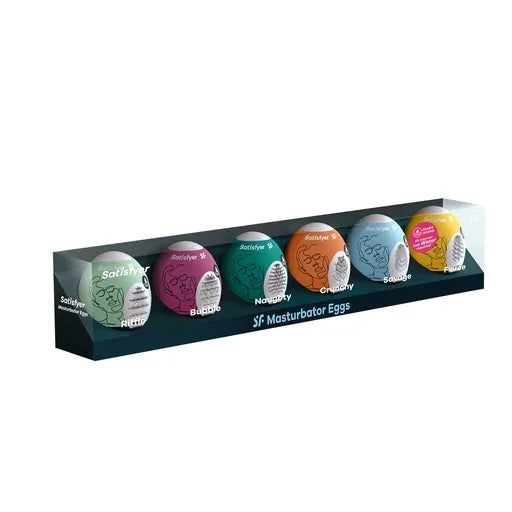 Satisfyer Masturbator Eggs (6 Piece)-4001814