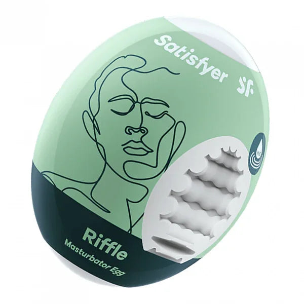 Satisfyer Masturbator Egg Single Riffle - Take A Peek