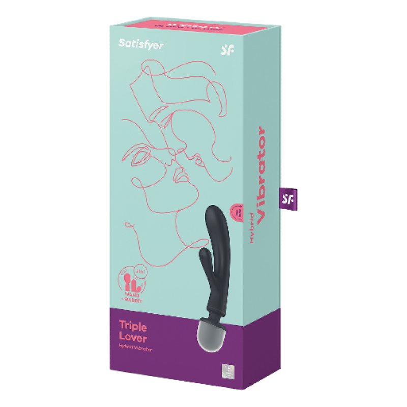Satisfyer Triple Lover Grey-4018201