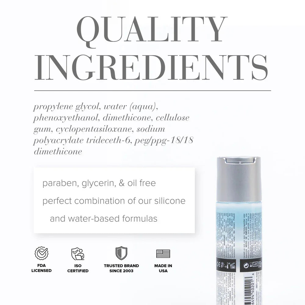 Jo Classic Hybrid - Hybrid Lubricant - 60 ml Bottle - Take A Peek