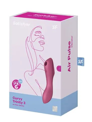 Satisfyer Curvy Trinity 3 red - Take A Peek