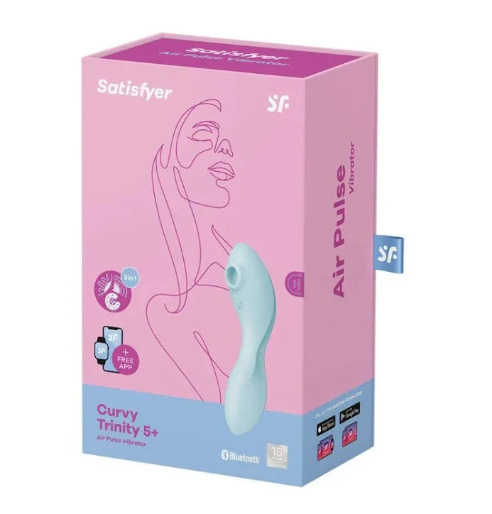 Satisfyer Curvy Trinity 5+ blue-4036564