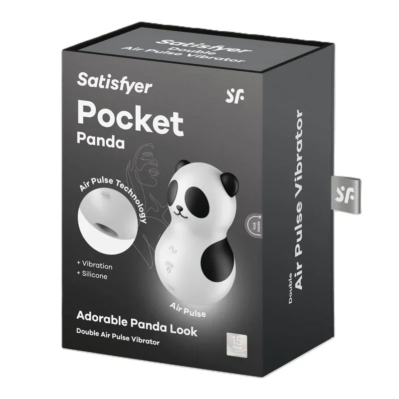 Satisfyer Pocket Panda black & White-4065878