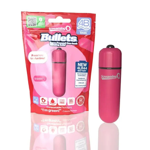 Screaming O 4B Bullet - Strawberry - Take A Peek