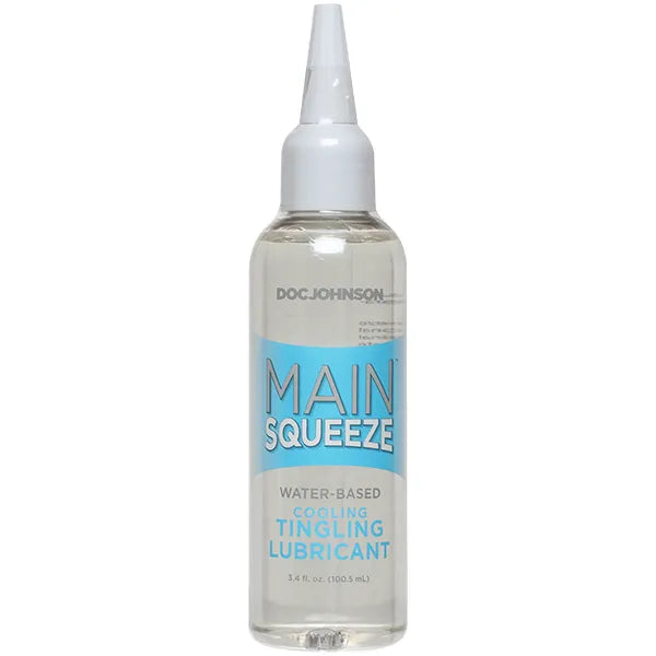 Main Squeeze Cooling/Tingling Lubricant - 3.4 fl. Oz - Take A Peek