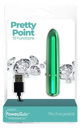Power Bullet Pretty Point Bullet Teal - Take A Peek