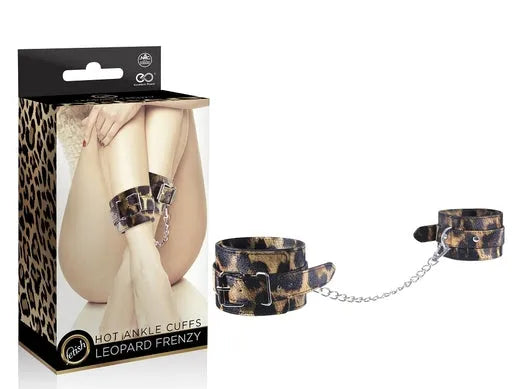 LEOPARD FRENZY ANKLE CUFFS - Take A Peek
