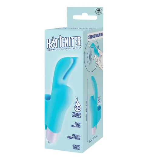 VIBRATION FINGER SLEEVE - BLUE - Take A Peek
