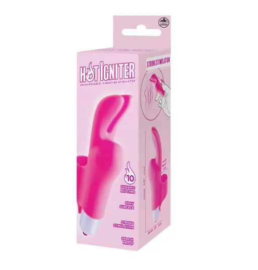 VIBRATION FINGER SLEEVE - PINK - Take A Peek