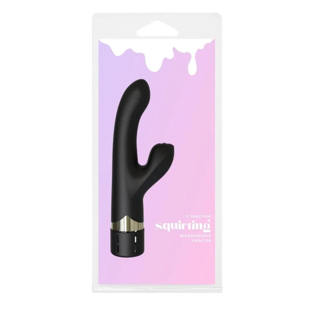 Squirting Vibrator Black - Take A Peek