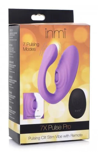Inmi 7X Pulse Pro Clit Stim Vibe w/ Remote - Take A Peek