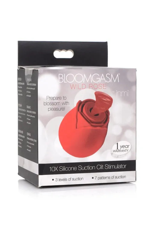 INMI Bloomgasm 10X Silicone Suction Clit Stimulator - Take A Peek