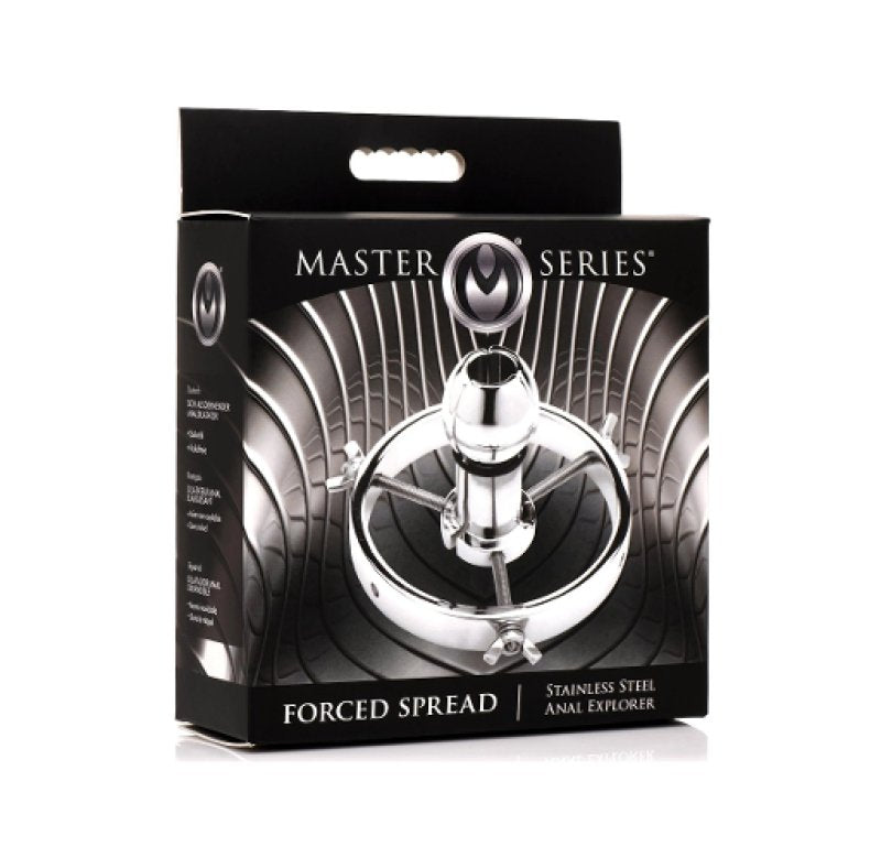 Master Series Forced Spread Stainless Steel Anal Explorer-AH157