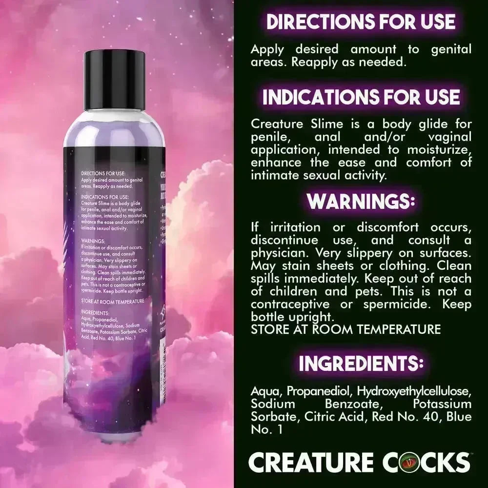 Creature Slime by Creature Cocks - Slime - Water Based Lubricant - 237 ml Bottle - Take A Peek