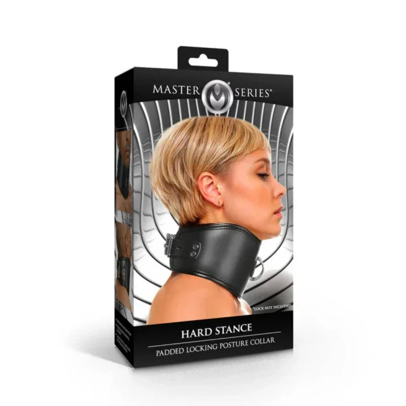 Master Series Hard Stance Padded Locking Posture Collar-AH612