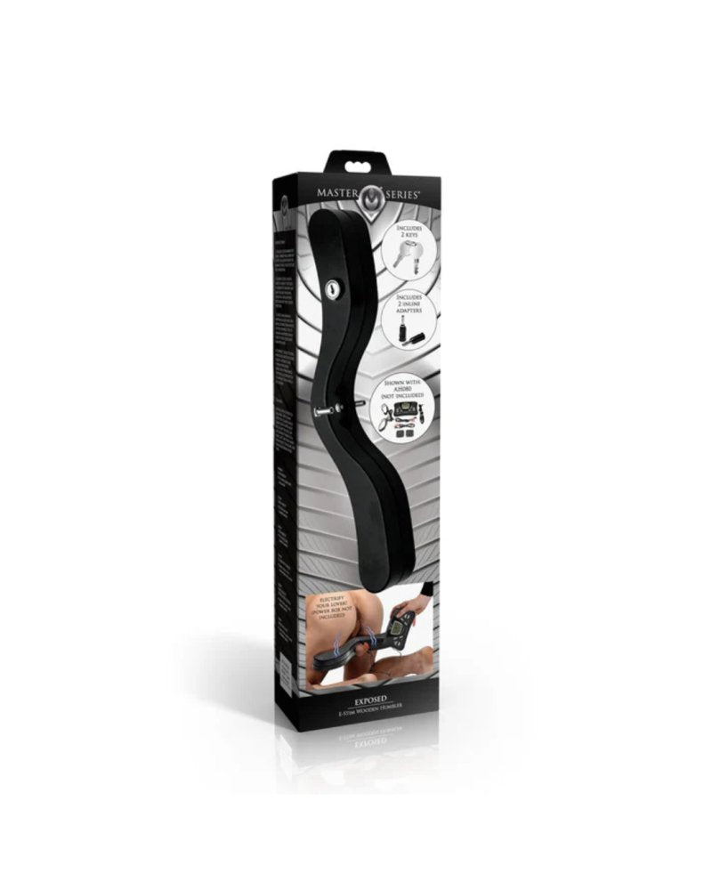 Master Series Exposed E-Stim Wooden Humbler-AH761