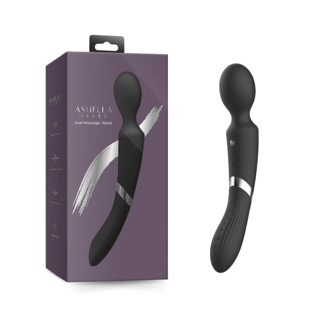Ashella Vibes Dual Massager Wand - Take A Peek