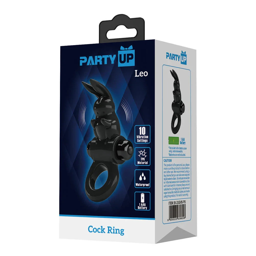 Party Up LARRY Vibrating Cock Ring - Vibrating Cock Ring - Take A Peek