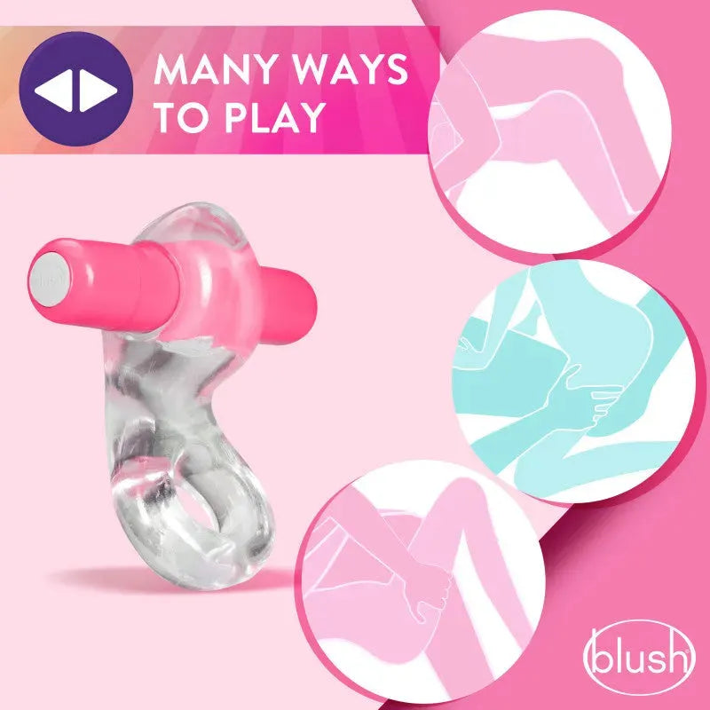 Play With Me Delight Vibrating C-Ring - Take A Peek