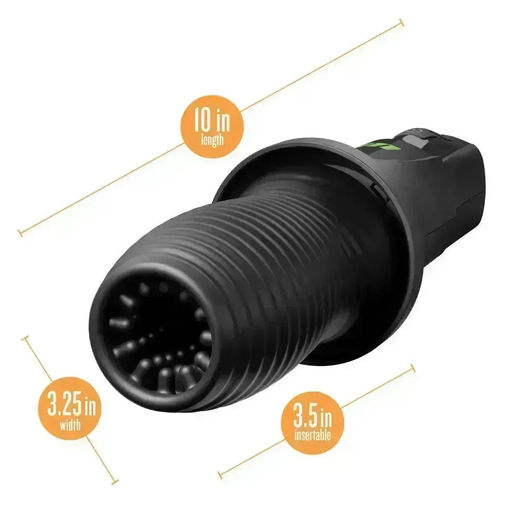 M For Men - 3rd Base - USB Rechargeable Vibrating & Rotating Auto Stroker - Take A Peek