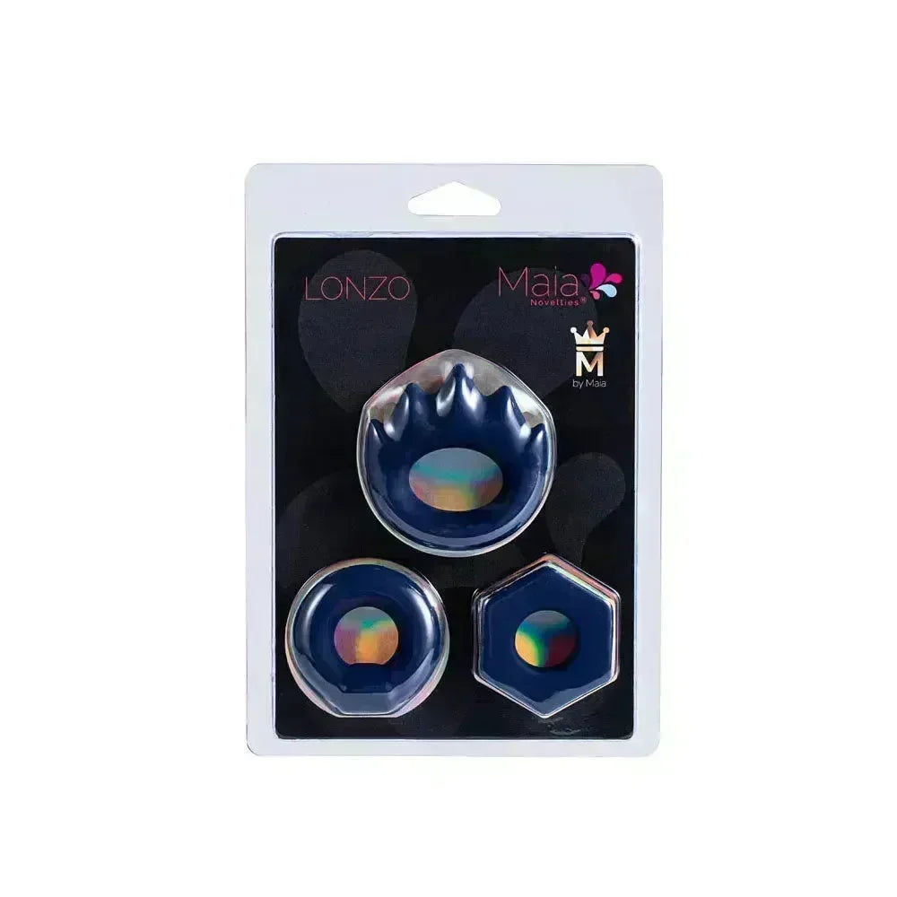 Maia LONZO - Silicone Cock Rings - Set of 3 - Take A Peek