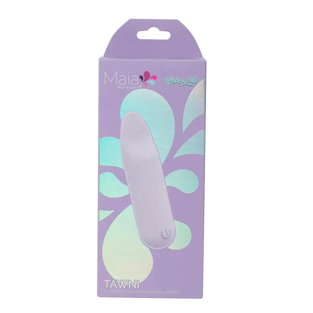 Maia TAWNI - Lavender - Lavender 9 cm USB Rechargeable Bullet with Flickering Tip - Take A Peek