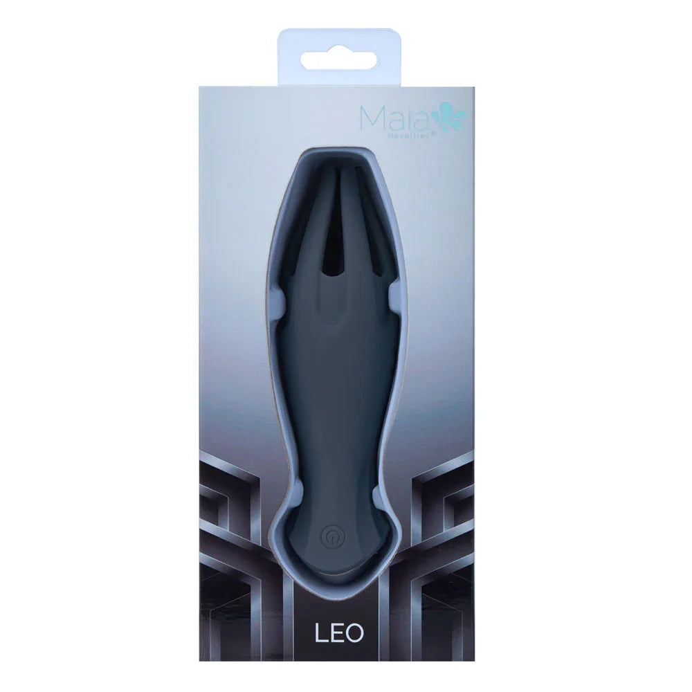 Maia LEO - Grey - Grey USB Rechargeable Penis Head Tickler - Take A Peek
