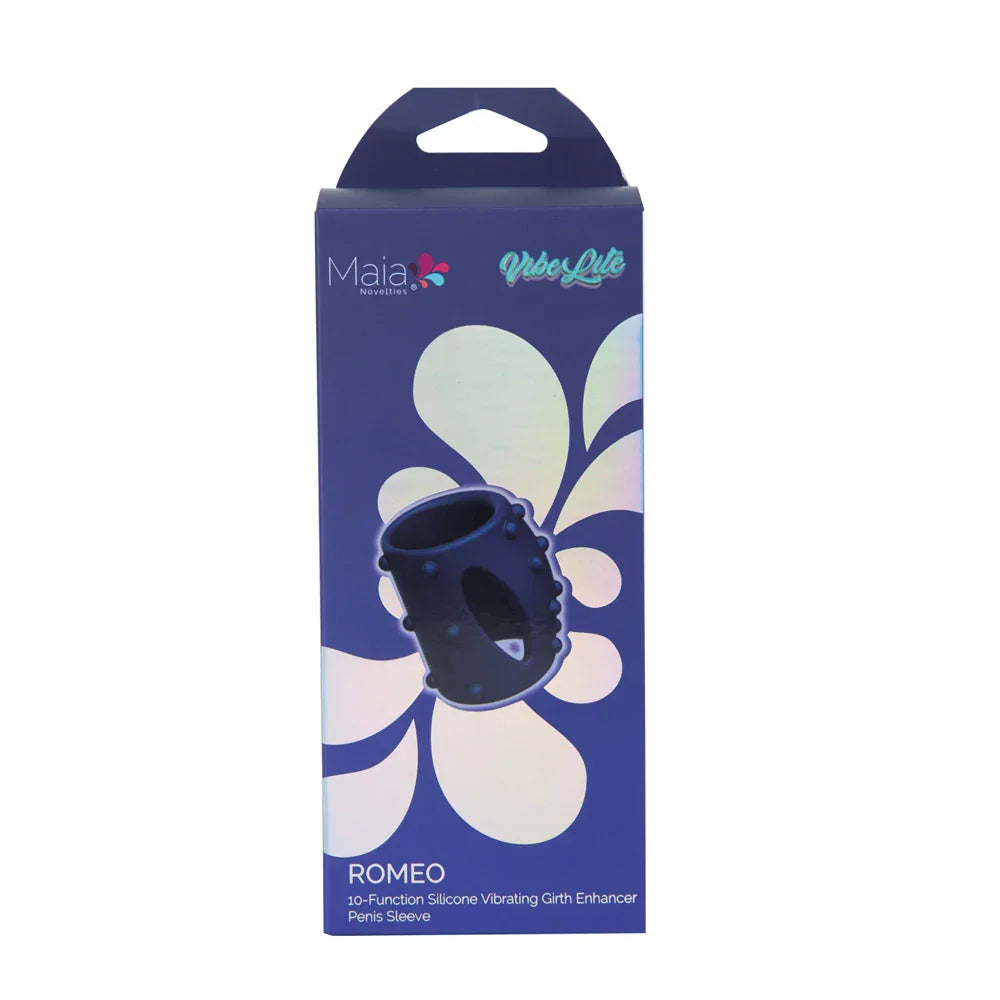 Maia ROMEO - - USB Rechargeable Vibrating Girth Enhancer Sleeve - Take A Peek