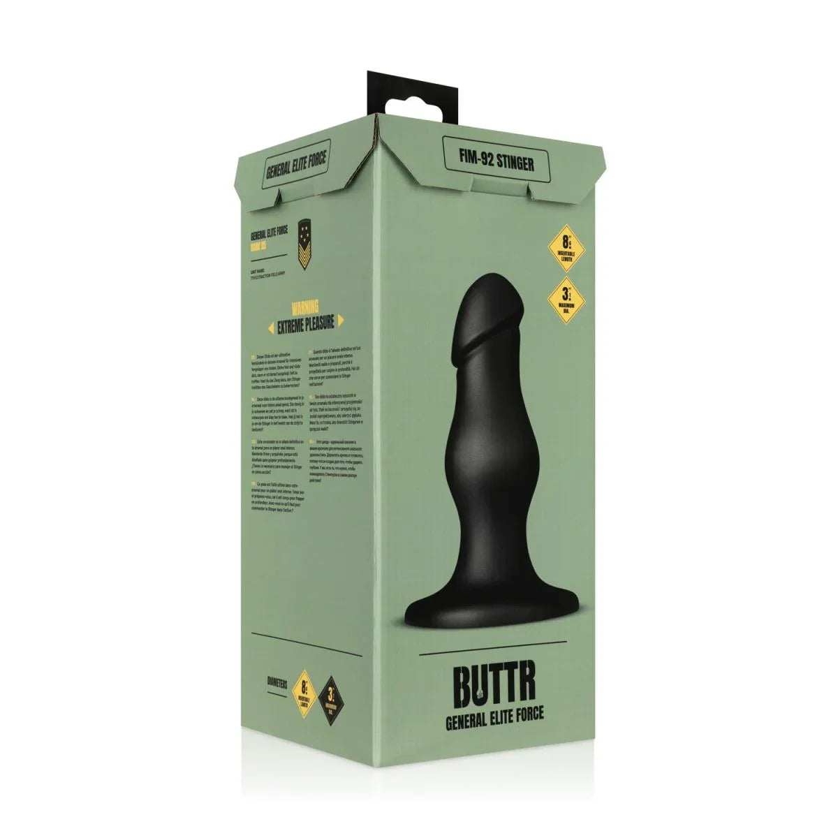 BUTTR - FIM-92 Stinger Anal Dildo - Take A Peek