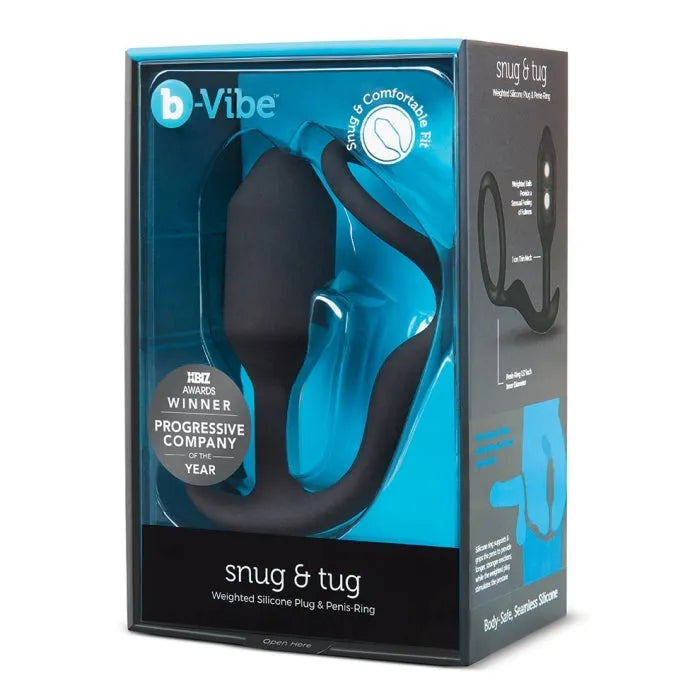 B-Vibe SNUG & TUG BLACK - Take A Peek