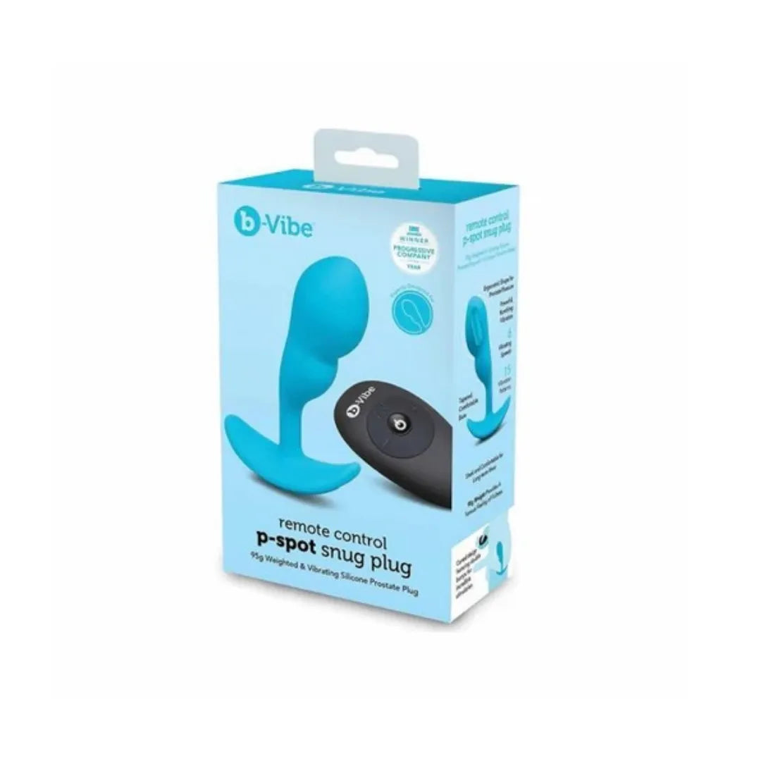 B-Vibe REMOTE CONTROL P-SPOT SNUG PLUG SMALL - Take A Peek