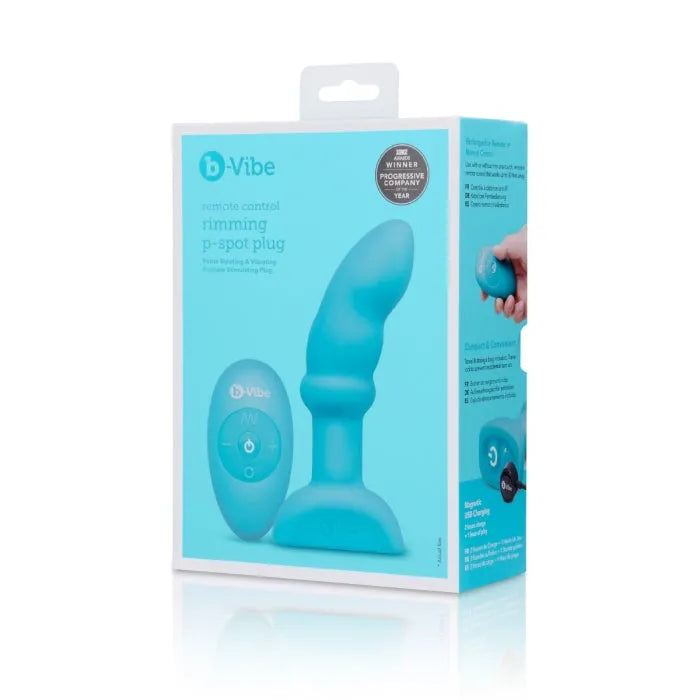B-Vibe REMOTE CONTROL RIMMING P-SPOT PLUG - Take A Peek